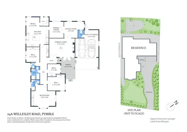 Floorplan of Homely house listing, 24A Wellesley Road, Pymble NSW 2073