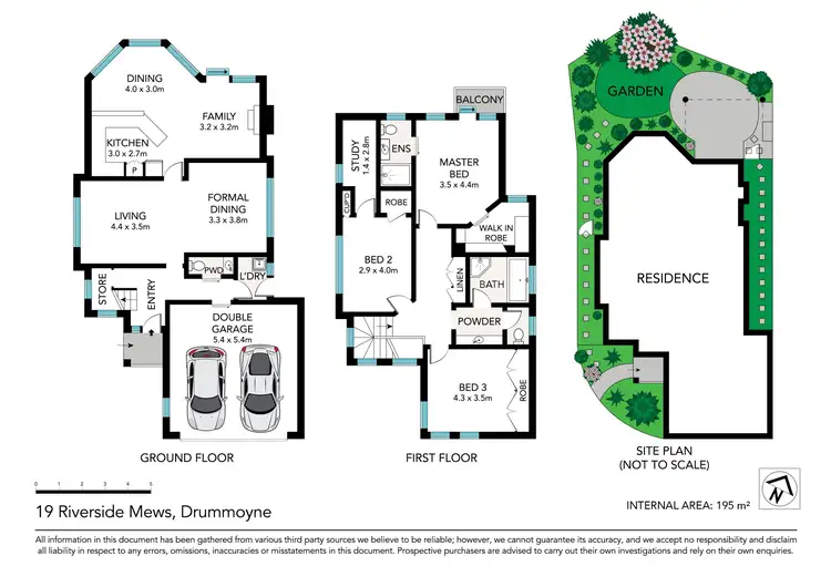 Floorplan of Homely house listing, 19 Riverside Mews, Drummoyne NSW 2047