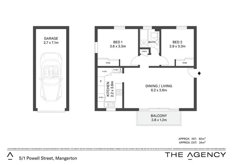 Floorplan of Homely apartment listing, 5/1 Powell Street, Mangerton NSW 2500