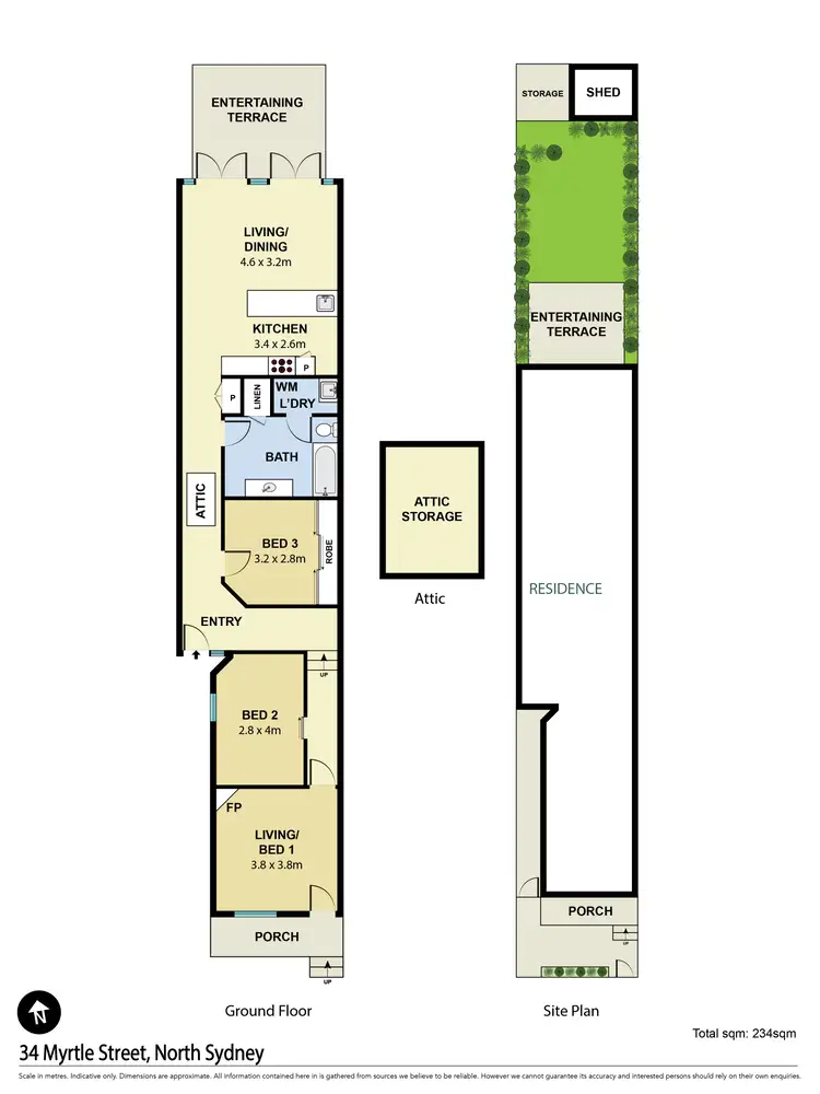 Floorplan of Homely house listing, 34 Myrtle Street, North Sydney NSW 2060