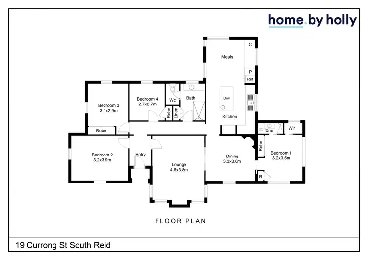 Floorplan of Homely house listing, 19 Currong Street, Reid ACT 2612