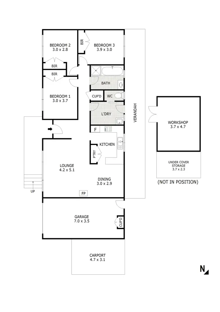Floorplan of Homely house listing, 11 Nelson Street, California Gully VIC 3556