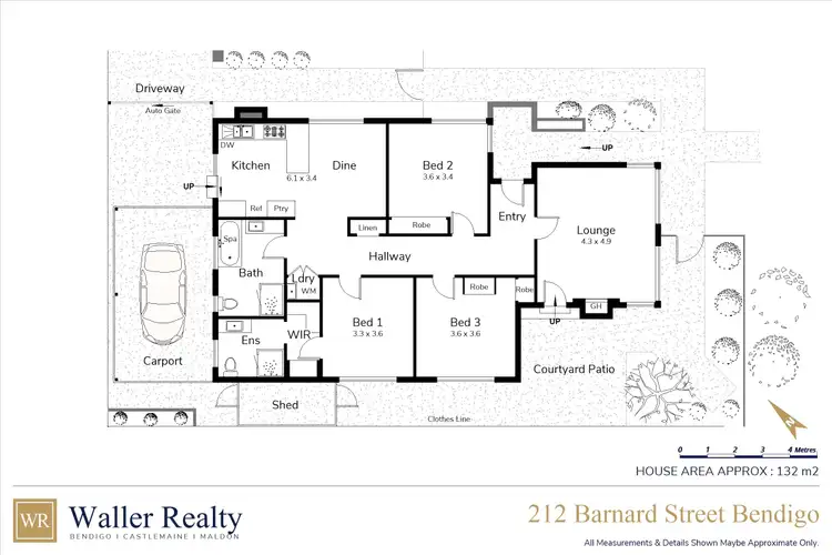 Floorplan of Homely house listing, 212 Barnard Street, Bendigo VIC 3550