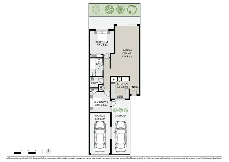 Floorplan of Homely villa listing, 2/6 Binalong Road, Pendle Hill NSW 2145
