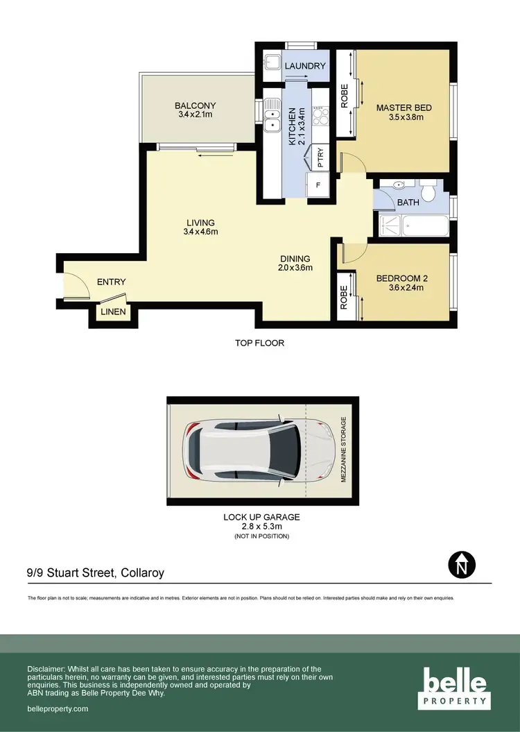 Floorplan of Homely apartment listing, 9/9 Stuart Street, Collaroy NSW 2097