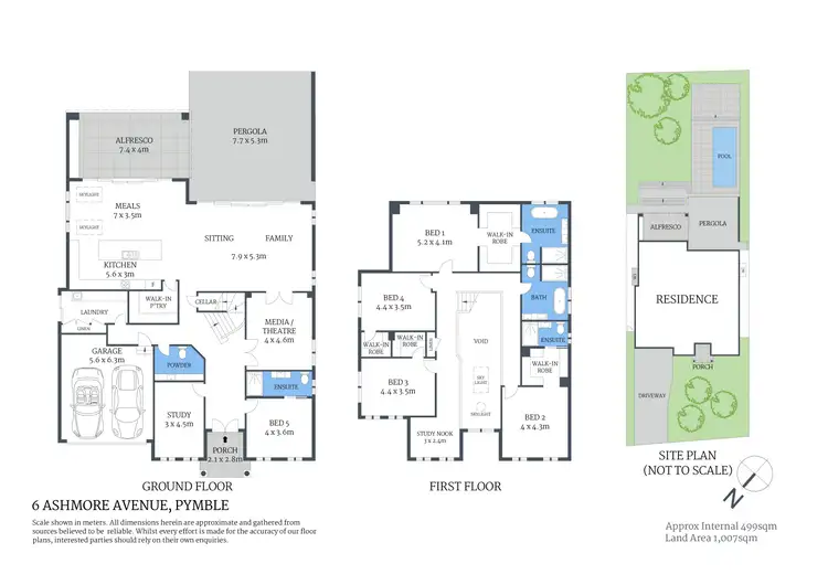 Floorplan of Homely house listing, 6 Ashmore Avenue, Pymble NSW 2073