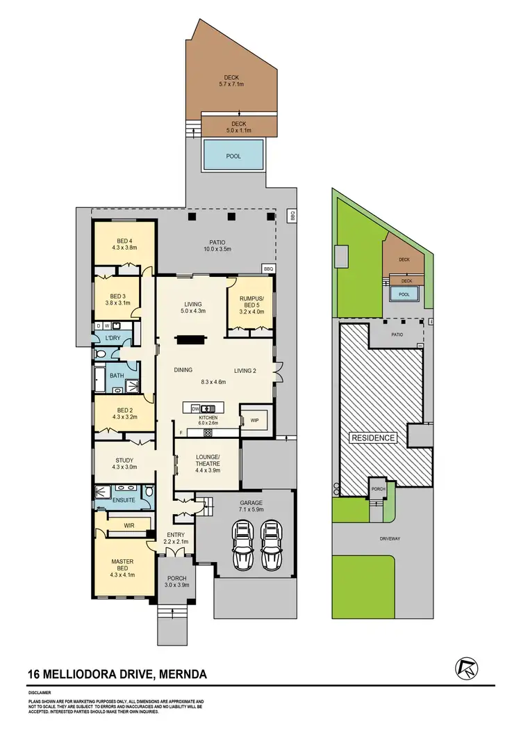 Floorplan of Homely house listing, 16 Melliodora Drive, Mernda VIC 3754