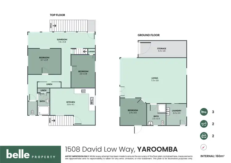 Floorplan of Homely house listing, 1508 David Low Way, Yaroomba QLD 4573