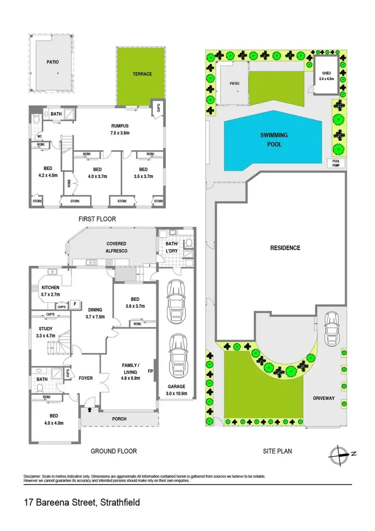 Floorplan of Homely house listing, 17 Bareena Street, Strathfield NSW 2135