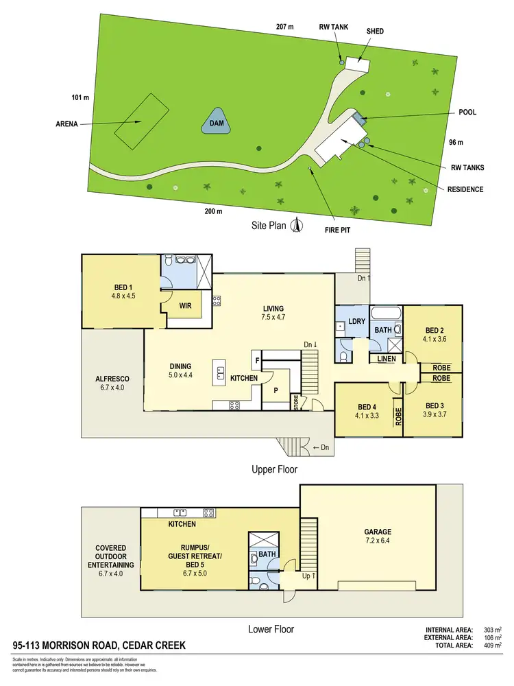 Floorplan of Homely house listing, 95-113 Morrison Road, Cedar Creek QLD 4520