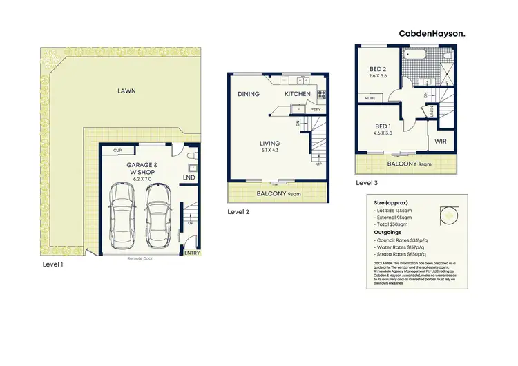Floorplan of Homely townhouse listing, 10/56 Sloane Street, Summer Hill NSW 2130