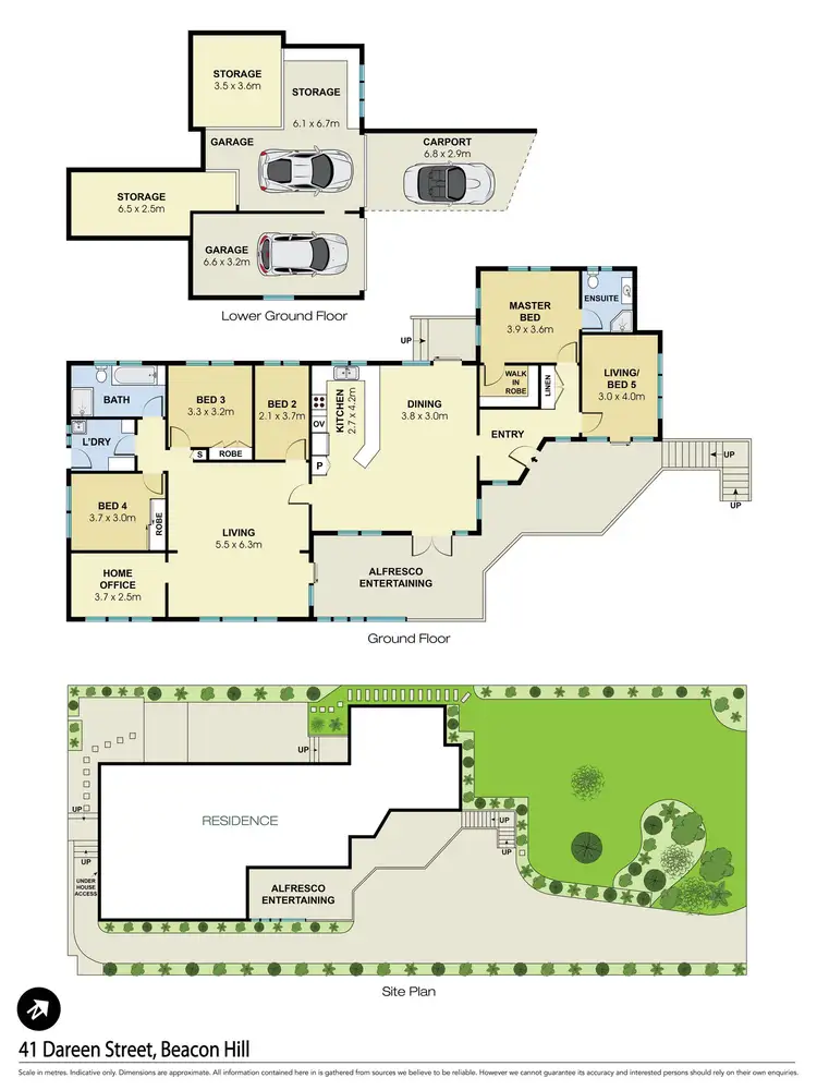Floorplan of Homely house listing, 41 Dareen Street, Beacon Hill NSW 2100