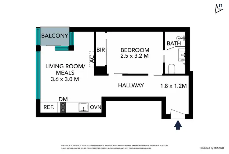 Floorplan of Homely apartment listing, 1208/135 City Road, Southbank VIC 3006