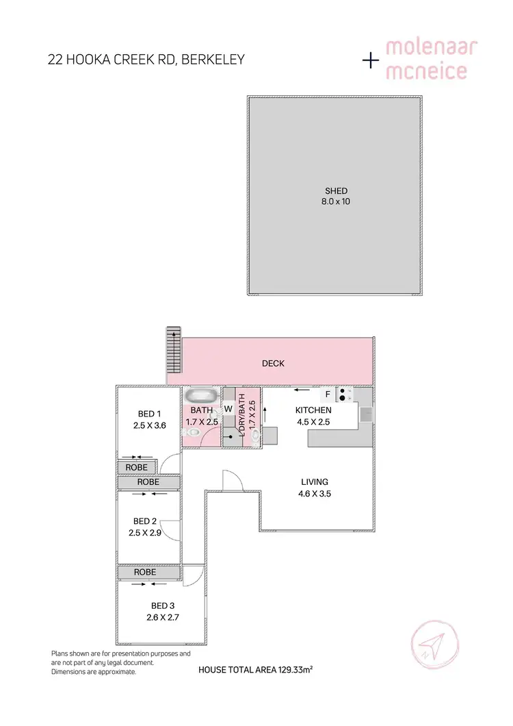 Floorplan of Homely house listing, 22 Hooka Creek Road, Berkeley NSW 2506