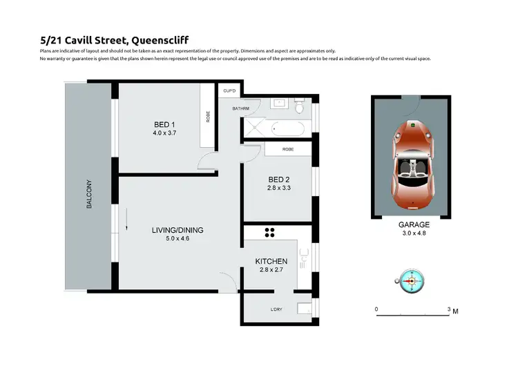 Floorplan of Homely apartment listing, 5/21 Cavill Street, Queenscliff NSW 2096