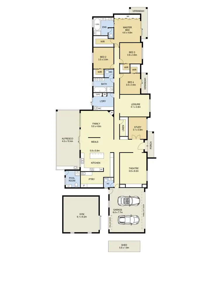 Floorplan of Homely house listing, 11 Wales Court, Hillside VIC 3037
