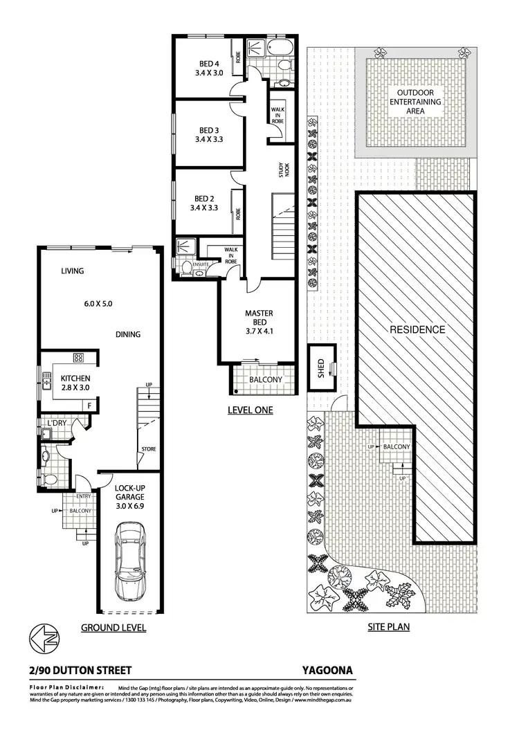 Floorplan of Homely townhouse listing, 2/90 Dutton Street, Yagoona NSW 2199