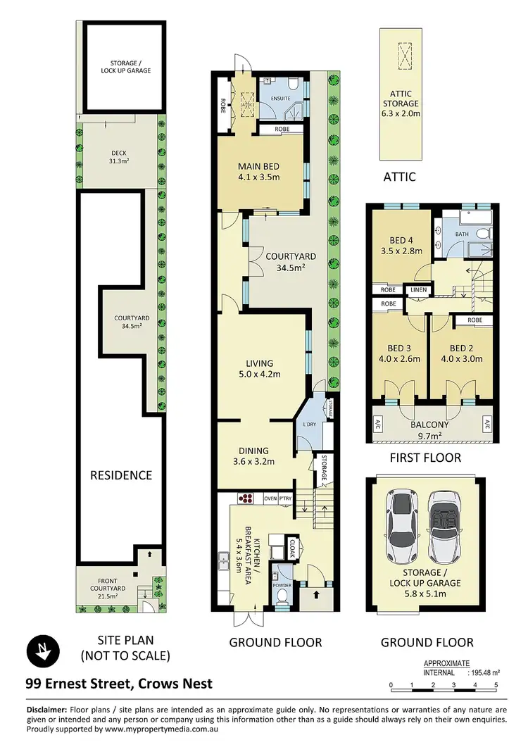 Floorplan of Homely house listing, 99 Ernest Street, Crows Nest NSW 2065