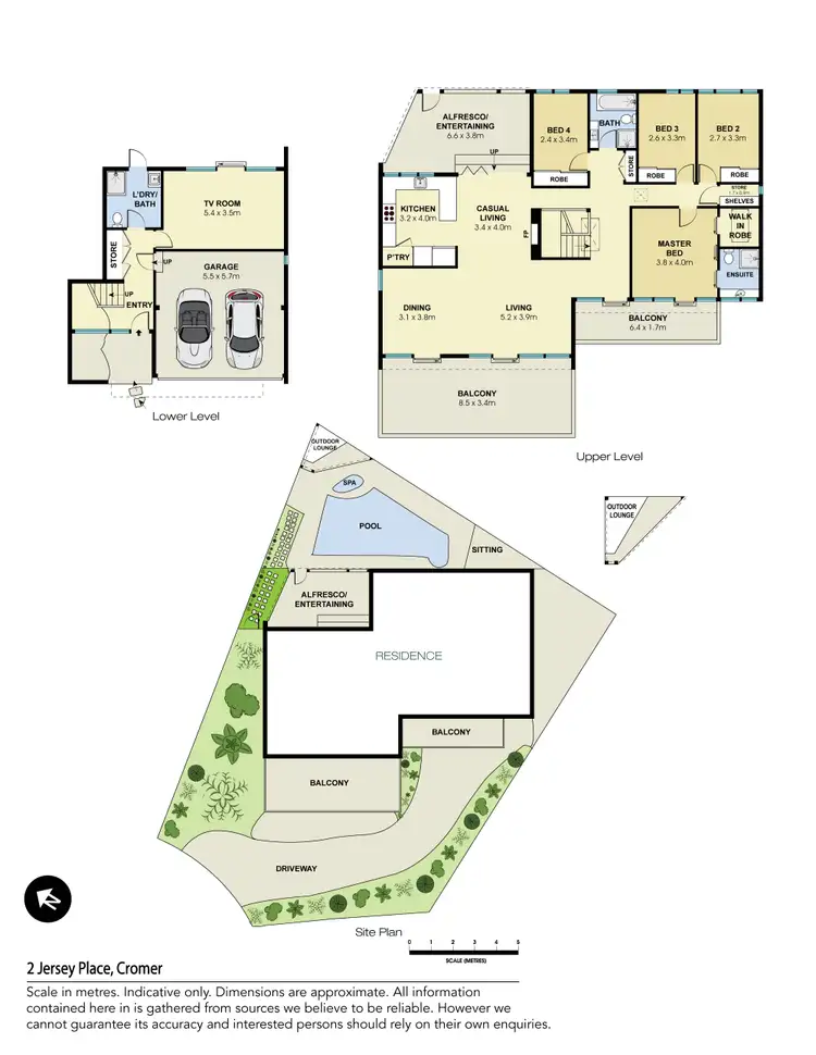 Floorplan of Homely house listing, 2 Jersey Place, Cromer NSW 2099