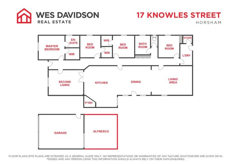 Floorplan of Homely house listing, 17 Knowles Street, Horsham VIC 3400