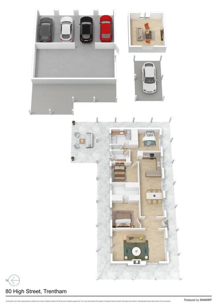 Floorplan of Homely house listing, 80 High Street, Trentham VIC 3458