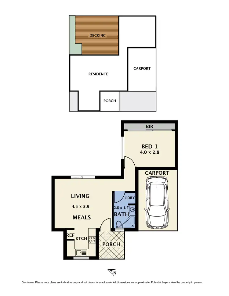 Floorplan of Homely unit listing, 2/17 Dundee Street, Reservoir VIC 3073