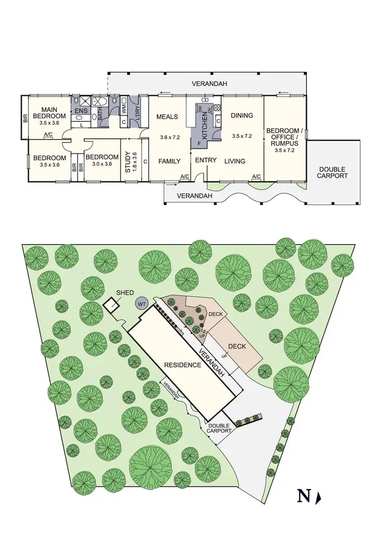 Floorplan of Homely house listing, 12 Caroline Crescent, Hurstbridge VIC 3099