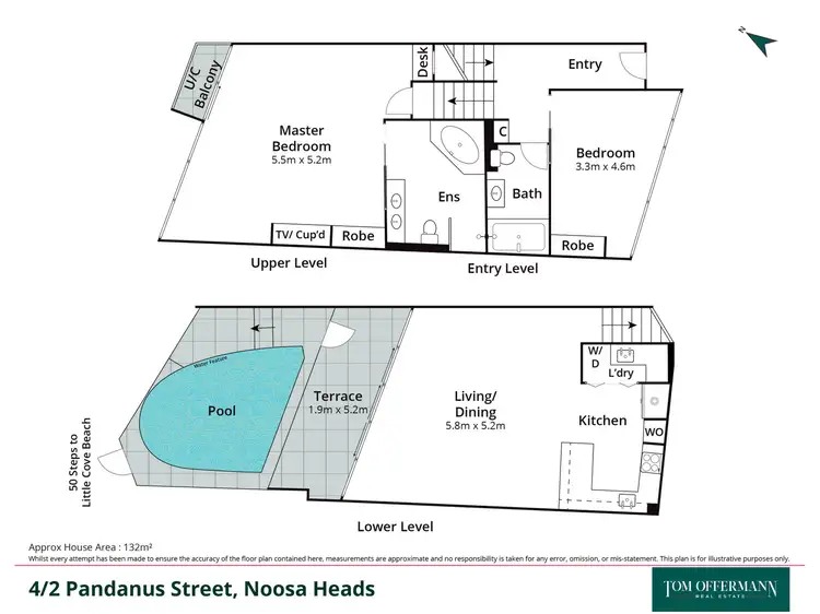 Floorplan of Homely unit listing, 4/2 Pandanus Street, Noosa Heads QLD 4567