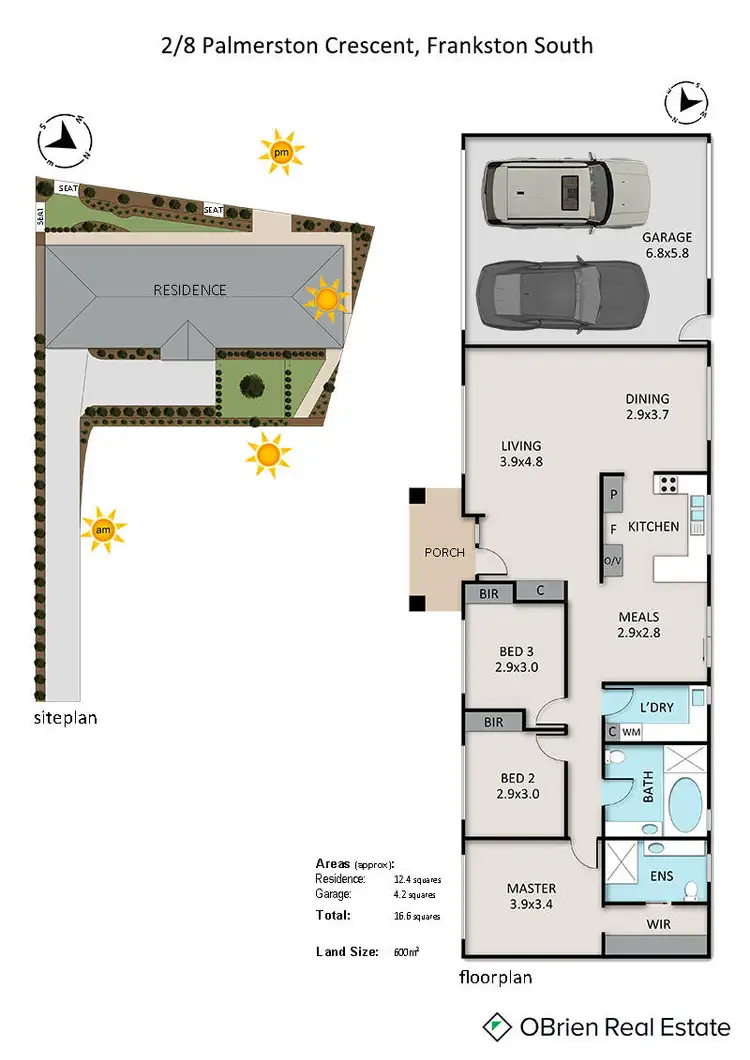 Floorplan of Homely house listing, 2/8 Palmerston Crescent, Frankston South VIC 3199