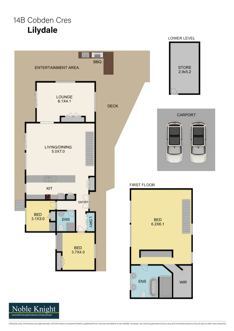Floorplan of Homely house listing, 14B Cobden Crescent, Lilydale VIC 3140