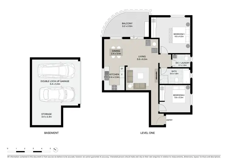 Floorplan of Homely apartment listing, 5/40 Woids Avenue, Allawah NSW 2218