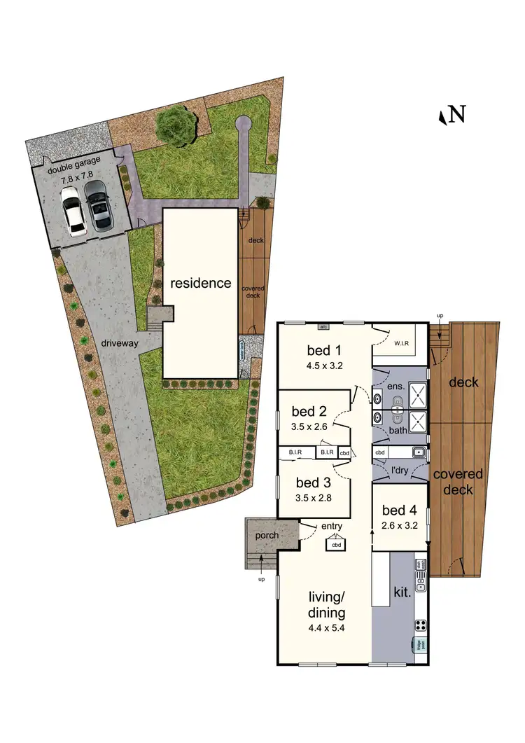 Floorplan of Homely house listing, 5 Fernly Court, Wheelers Hill VIC 3150
