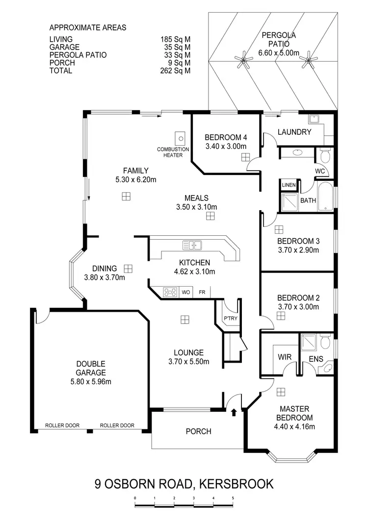 Floorplan of Homely house listing, 9 Osborn Road, Kersbrook SA 5231