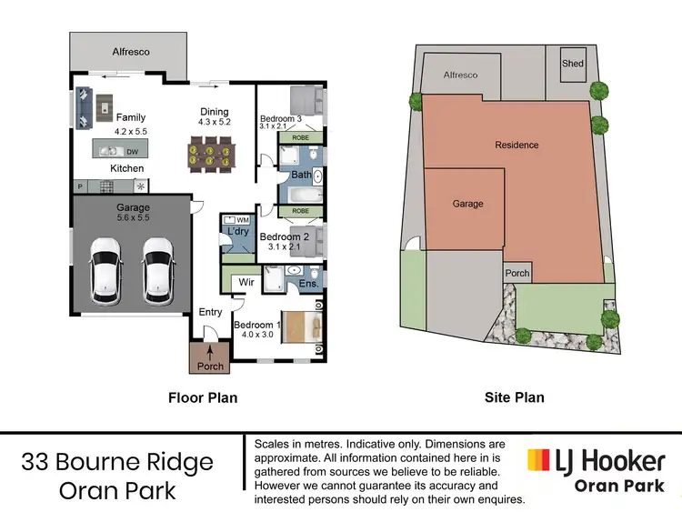 Floorplan of Homely house listing, 33 Bourne Ridge, Oran Park NSW 2570