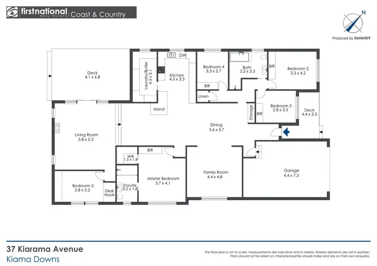 Floorplan of Homely house listing, 37 Kiarama Avenue, Kiama Downs NSW 2533