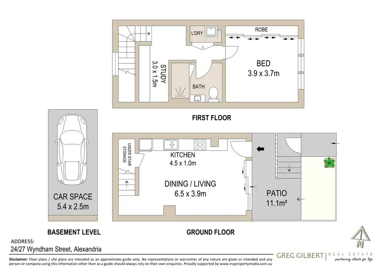 Floorplan of Homely apartment listing, 24/27-41 Wyndham Street, Alexandria NSW 2015