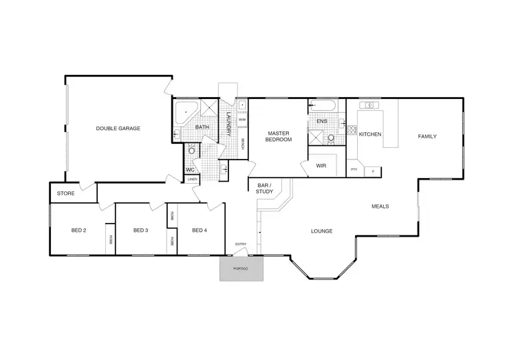 Floorplan of Homely house listing, 2 Dexion Place, Dunlop ACT 2615