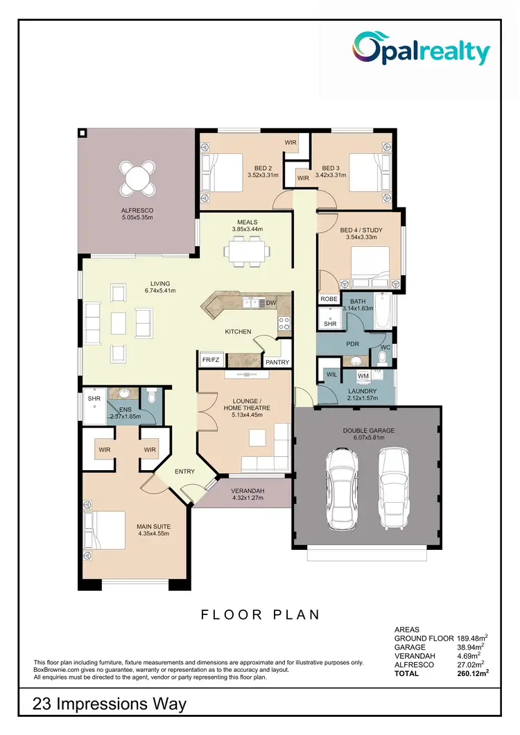 Floorplan of Homely house listing, 23 Impressions Way, Singleton WA 6175