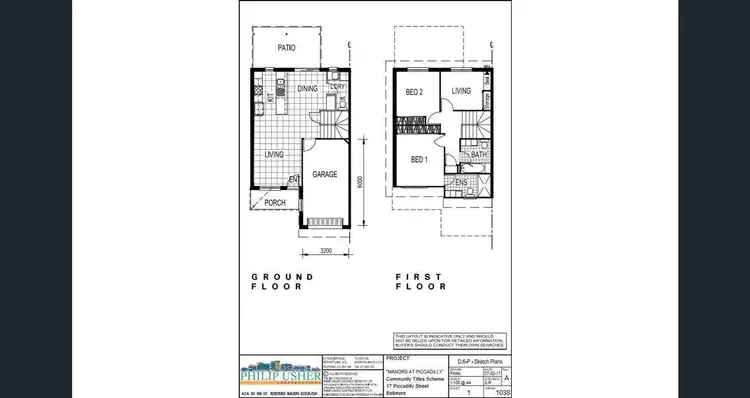 Floorplan of Homely townhouse listing, 42/17 Piccadilly Street, Bellmere QLD 4510