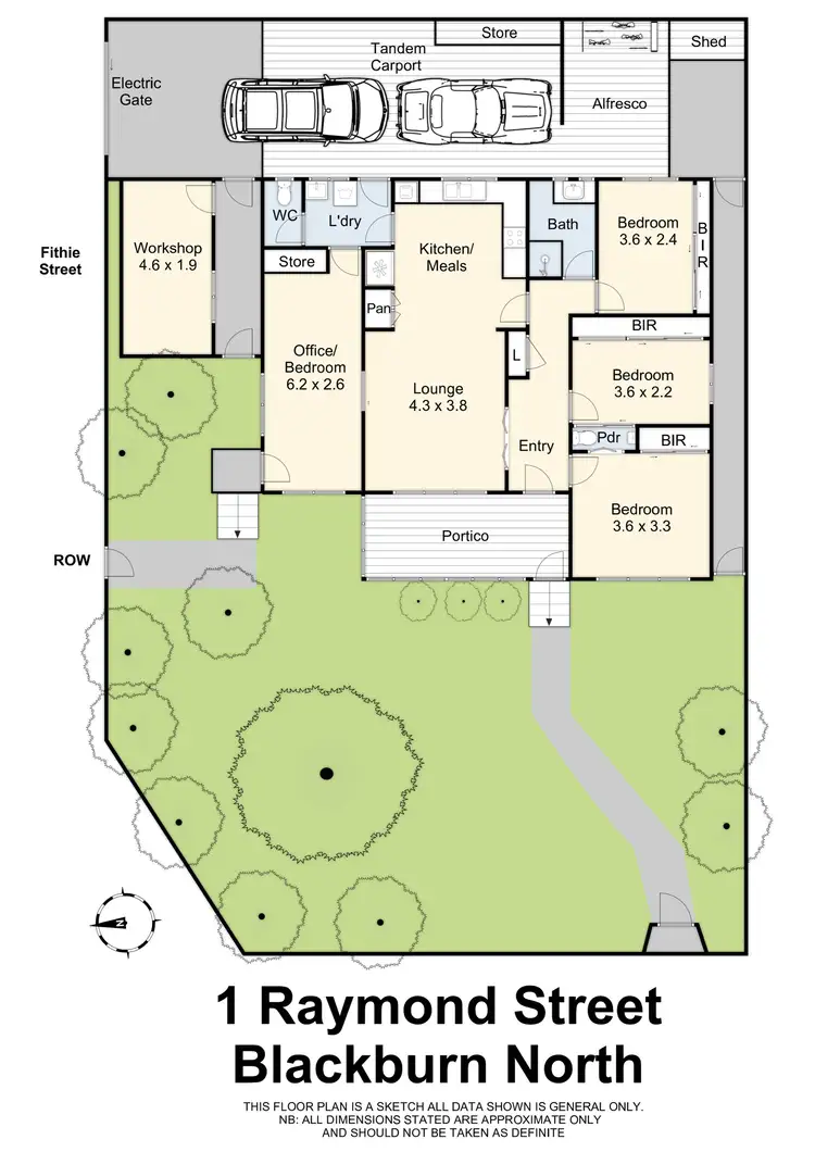 Floorplan of Homely house listing, 1 Raymond Street, Blackburn North VIC 3130