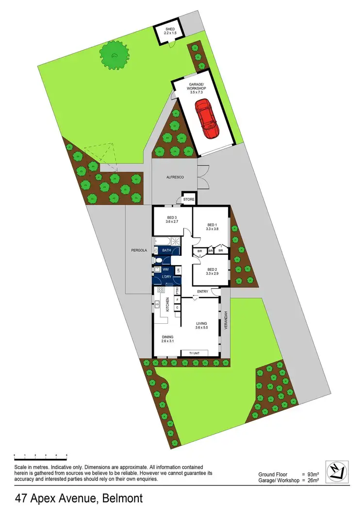 Floorplan of Homely house listing, 47 Apex Avenue, Belmont VIC 3216