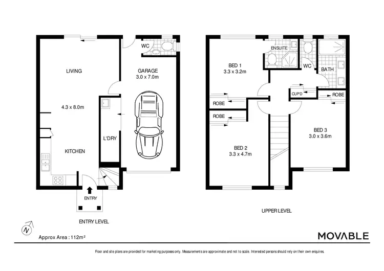 Floorplan of Homely townhouse listing, 5/46 Sandgate Road, Wallsend NSW 2287