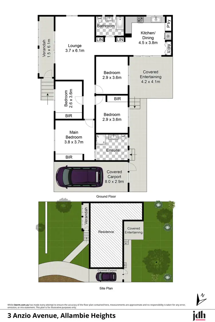 Floorplan of Homely house listing, 3 Anzio Avenue, Allambie Heights NSW 2100