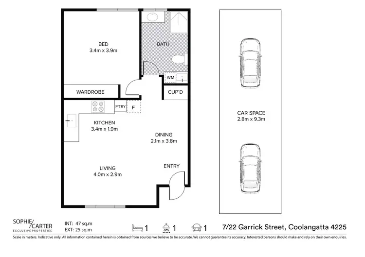 Floorplan of Homely unit listing, 7/22 Garrick Street, Coolangatta QLD 4225