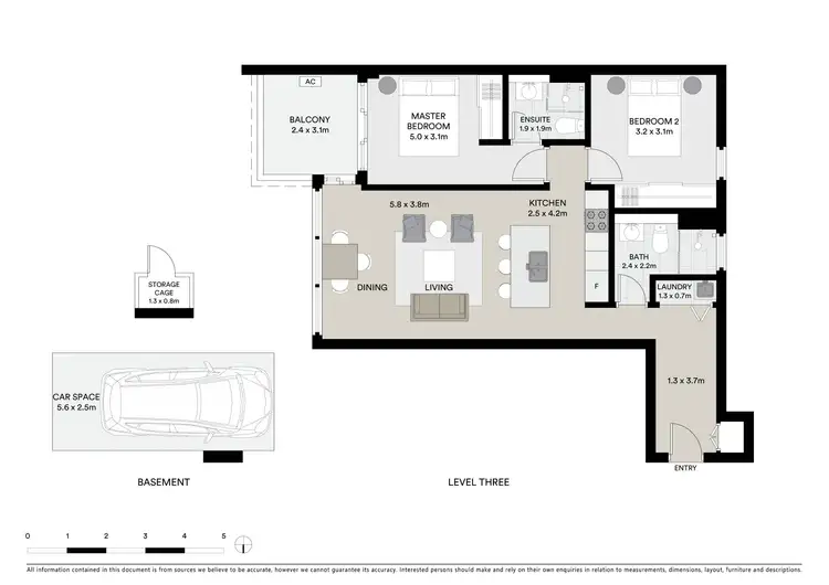 Floorplan of Homely apartment listing, 303/51 Norton Street, Leichhardt NSW 2040