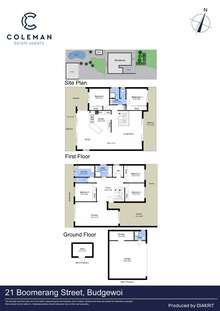 Floorplan of Homely house listing, 21 Boomerang Street, Budgewoi NSW 2262