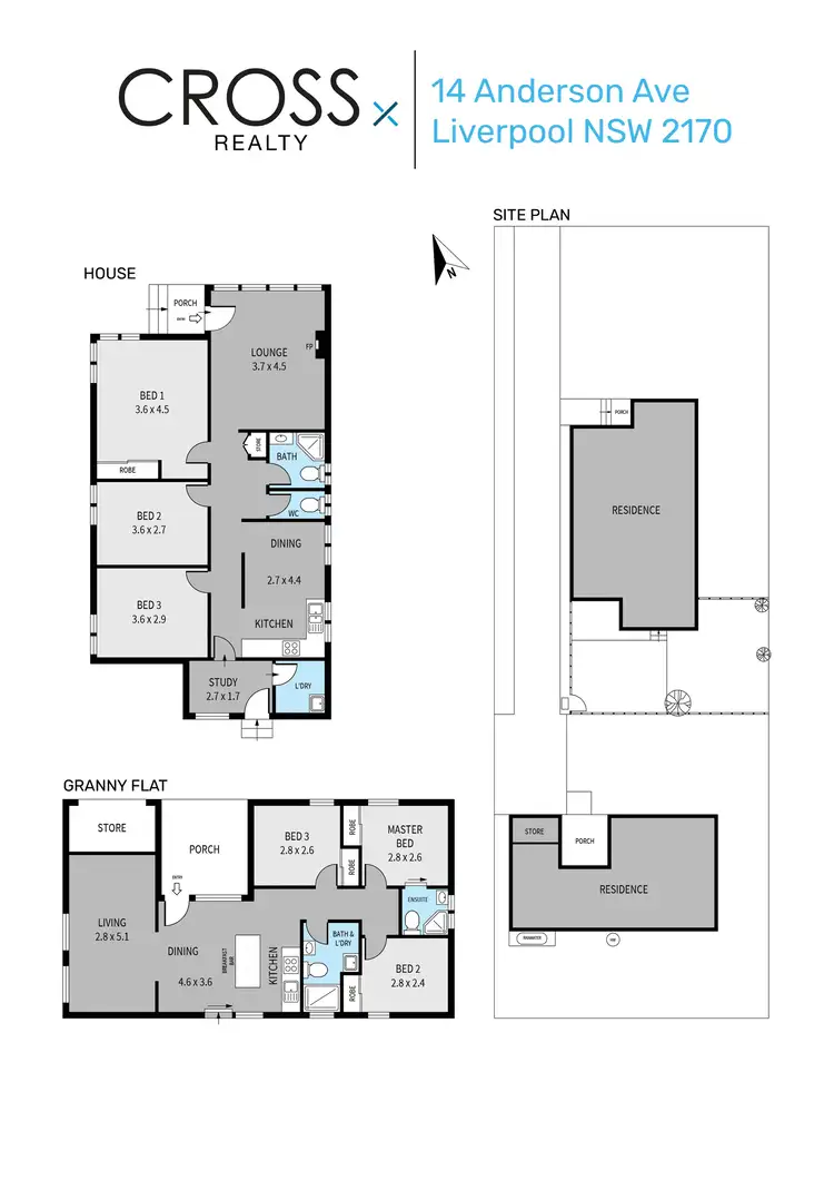 Floorplan of Homely house listing, 14 Anderson Avenue, Liverpool NSW 2170