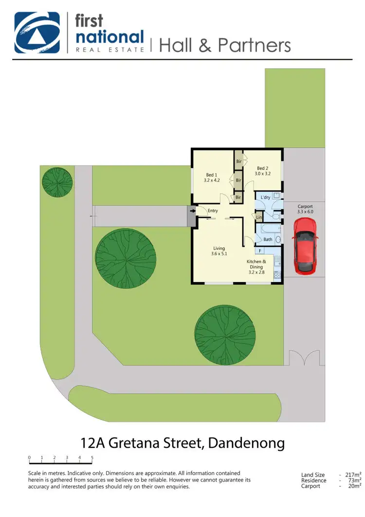 Floorplan of Homely unit listing, 12A Gretana Street, Dandenong VIC 3175
