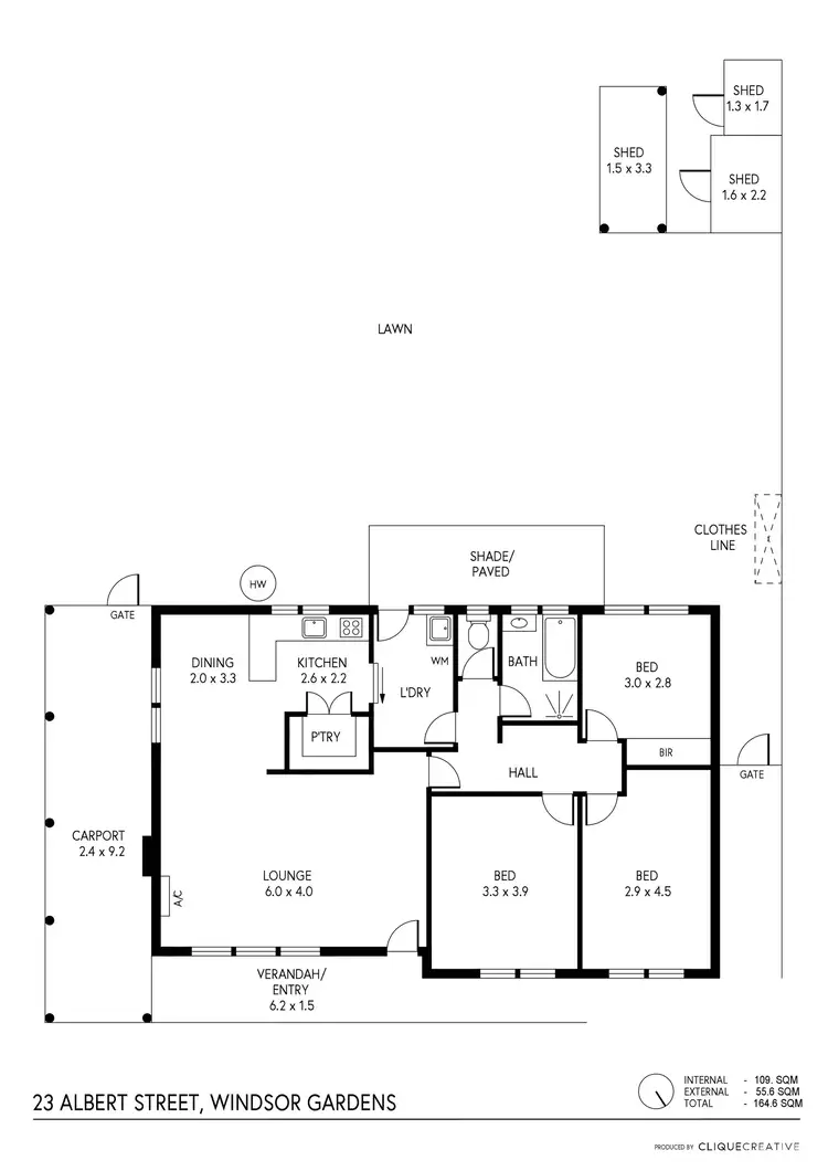 Floorplan of Homely house listing, 23 Albert Street, Windsor Gardens SA 5087