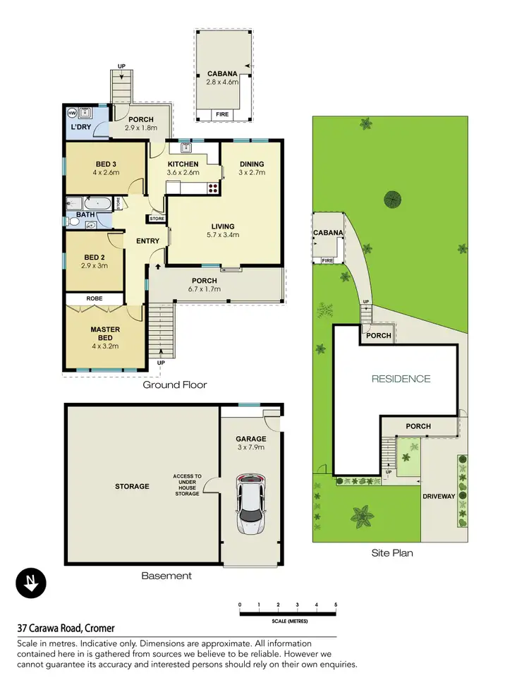 Floorplan of Homely house listing, 37 Carawa Road, Cromer NSW 2099